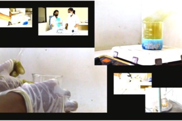 Cuplikan pekerjaan tim selama di Laboratorium